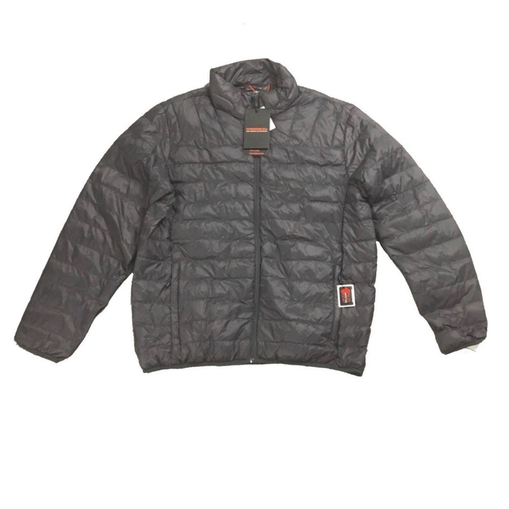 new Hawke & Co ✰ Quilted Packable Down Ski Snowboard Sport Winter Jacket ✰ Smoke - Picture 6 of 15